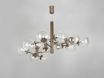 GLOBAL Ø 150 - Metal pendant lamp by Metal Lux - view 2
